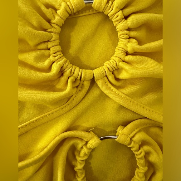 Yellow sexy summer dress - Picture 4 of 4